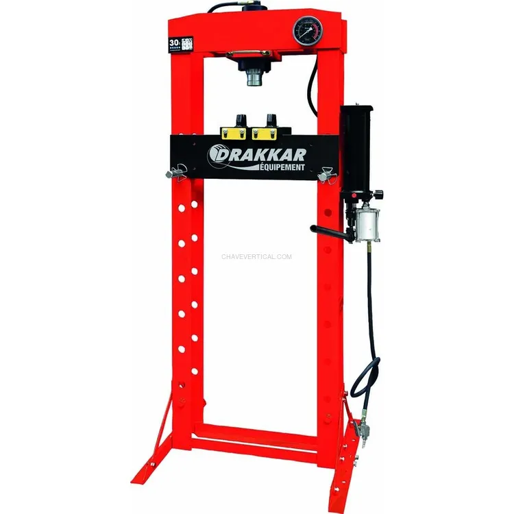 Prensa de Oficina Manual e Pneumática DRAKKAR 30T Prensa de Oficina Manual e Pneumática DRAKKAR 30T