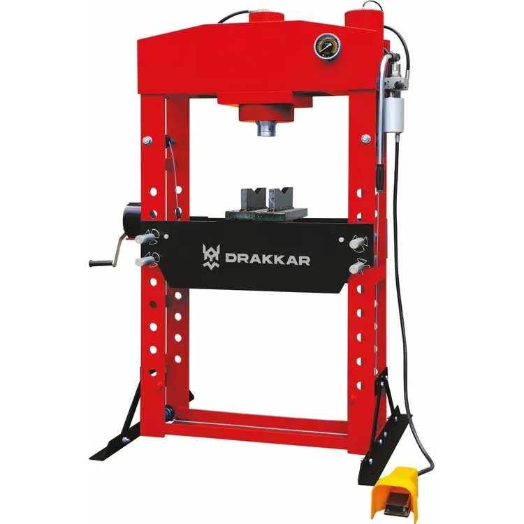 Prensa de Oficina Manual e Pneumática DRAKKAR 75T Prensa de Oficina Manual e Pneumática DRAKKAR 75T