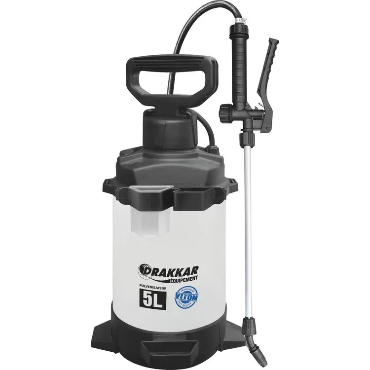 Pulverizador Manual DRAKKAR 5L com Lança de Alumínio Viton Pulverizador Manual DRAKKAR 5L com Lança de Alumínio Viton
