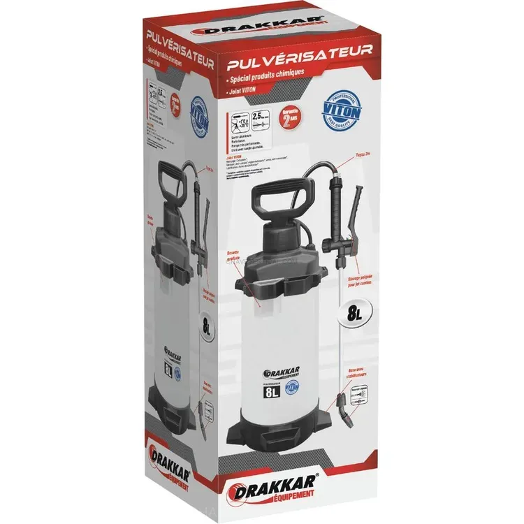 Pulverizador Manual DRAKKAR 8 L Lança 1,80 m VITON