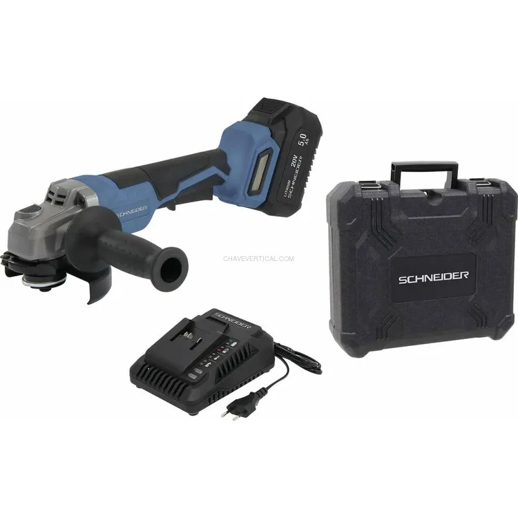 Rebarbadora SCHNEIDER 20V 125mm Brushless 8500rpm Rebarbadora SCHNEIDER 20V 125mm Brushless 8500rpm