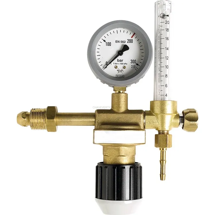 Redutor de Pressão Capotado EUROSAF Argon/CO2 TIG Redutor de Pressão Capotado EUROSAF Argon/CO2 TIG