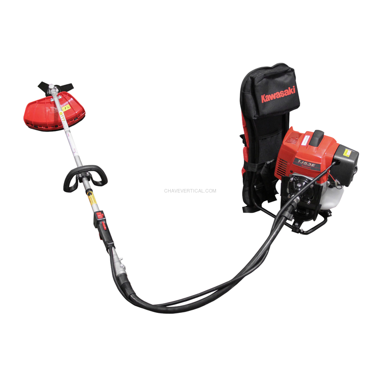 Roçadora de Mochila BRICOFERR TJ53E 53cc 2.7HP Roçadora de Mochila BRICOFERR TJ53E 53cc 2.7HP