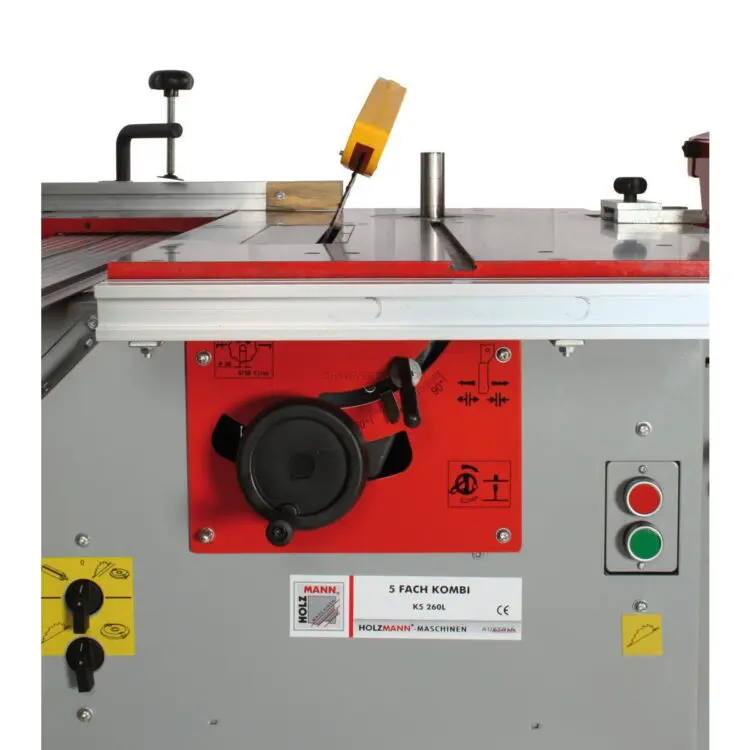 Serra Combinada HOLZMANN K5260L 400V 3 Motores 5 Funções