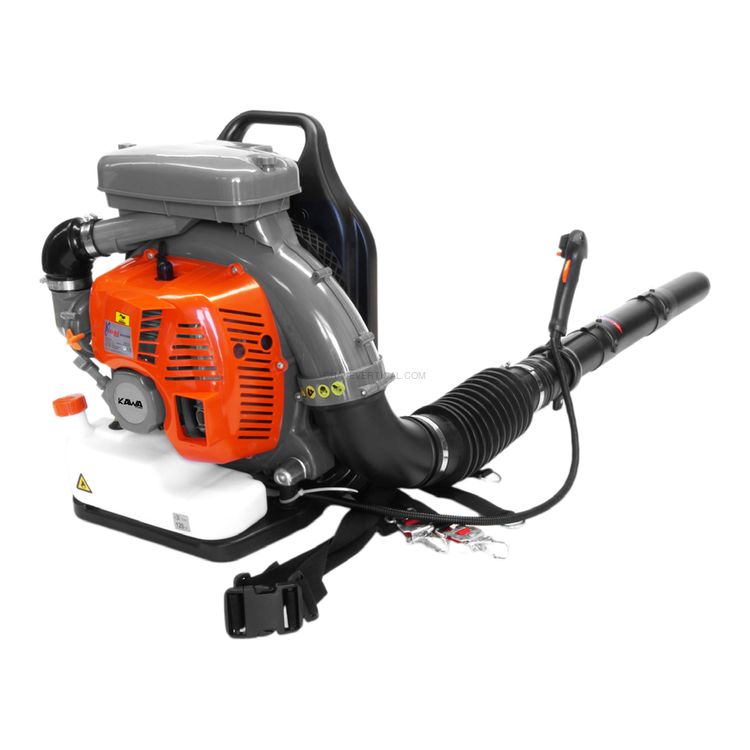Soprador de Mochila a Gasolina BRICOFERR 79.4cc Soprador de Mochila a Gasolina BRICOFERR 79.4cc