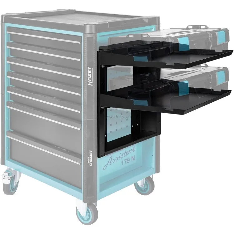 Suporte HAZET para 2 Caixas L-BOXX em Carrinho de Oficina 10,6kg