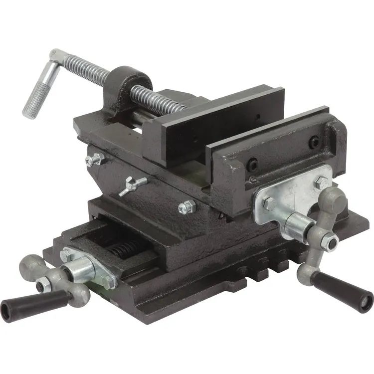 Torno de Fixação DRAKKAR 100mm Dupla Translação Base Fixa Torno de Fixação DRAKKAR 100mm Dupla Translação Base Fixa