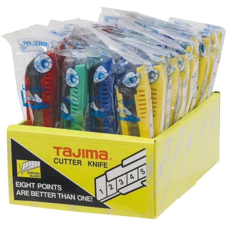 X-Acto Auto-Bloqueante TAJIMA Lâmina 18mm Expositor 40 Unidades