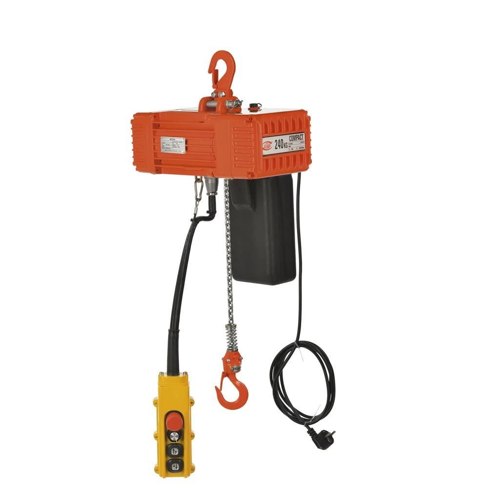 Guincho Elétrico de Corrente Monofásico JAGUAR COMPACT 240 KG 3 M Guincho Elétrico de Corrente Monofásico JAGUAR COMPACT 240 KG 3 M