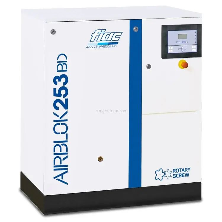 Compressor de Parafuso FIAC AIRBLOK 253 BD 25HP 10BAR Compressor de Parafuso FIAC AIRBLOK 253 BD 25HP 10BAR