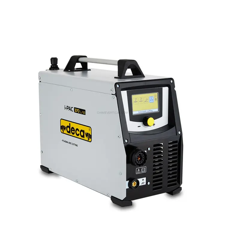 Cortador Plasma Inverter DECA I-PAC 370 LAB 230V-400V 70A Com Acessórios Cortador Plasma Inverter DECA I-PAC 370 LAB 230V-400V 70A Com Acessórios