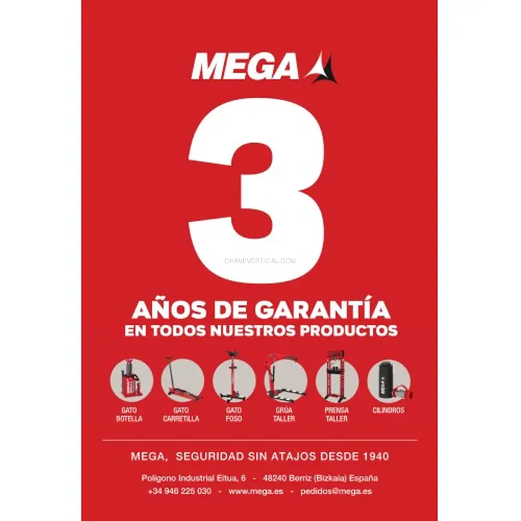 Esticador Hidráulico MEGA GC-10 10T