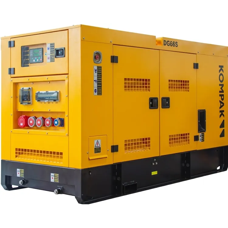 Gerador de Energia Insonorizado KOMPAK KP-DC62R 56 KVA 400 V 1500 RPM Gerador de Energia Insonorizado KOMPAK KP-DC62R 56 KVA 400 V 1500 RPM