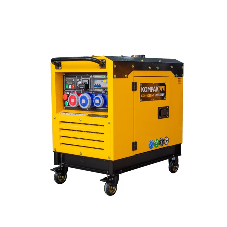 Gerador Inverter Diesel KOMPAK KP-KD9100SEi-T 7,6 kVA 400/230 V