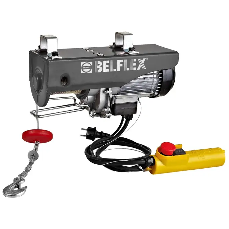 Guincho Elétrico de Cabo com Roldana BELFLEX PBF200 200/400kg 18m Guincho Elétrico de Cabo com Roldana BELFLEX PBF200 200/400kg 18m