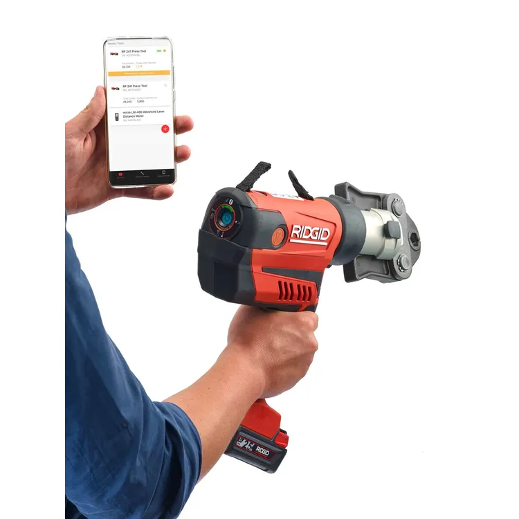 Máquina de Prensagem RIDGID RP 350-C com Mordentes V15-22-28 Máquina de Prensagem RIDGID RP 350-C com Mordentes V15-22-28