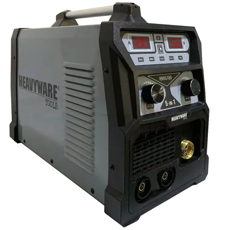 Máquina de Soldar Semi-Automática HEAVYWARE MIG-180 Digital 230V