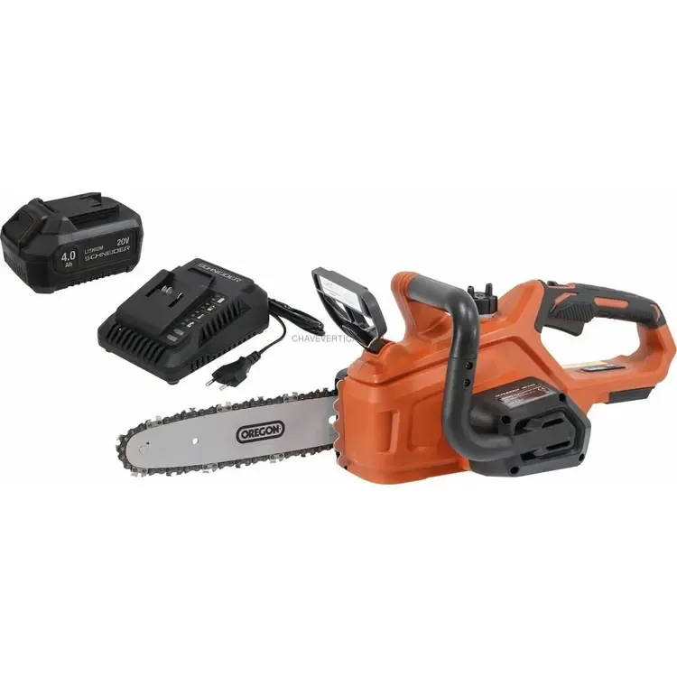 Motosserra a Bateria SCHNEIDER 20V Lâmina 25cm OREGON® Motosserra a Bateria SCHNEIDER 20V Lâmina 25cm OREGON®
