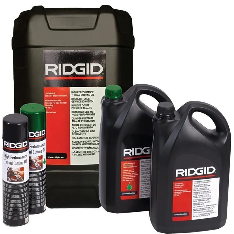 Óleo de Corte Mineral RIDGID 240L (48 x 5L) Óleo de Corte Mineral RIDGID 240L (48 x 5L)