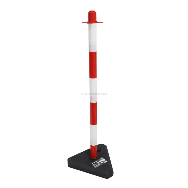 Poste de Sinalização Com Base Enchível MADER 90 CM Poste de Sinalização Com Base Enchível MADER 90 CM