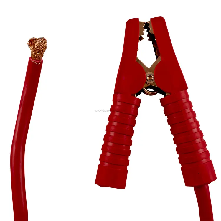 Cabo de Arranque Vermelho JBM 117 cm para Arrancador 12V Cabo de Arranque Vermelho JBM 117 cm para Arrancador 12V