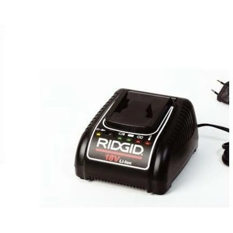Carregador Rápido de Baterias RIDGID 18V 230V com Cabo para Automóvel Carregador Rápido de Baterias RIDGID 18V 230V com Cabo para Automóvel