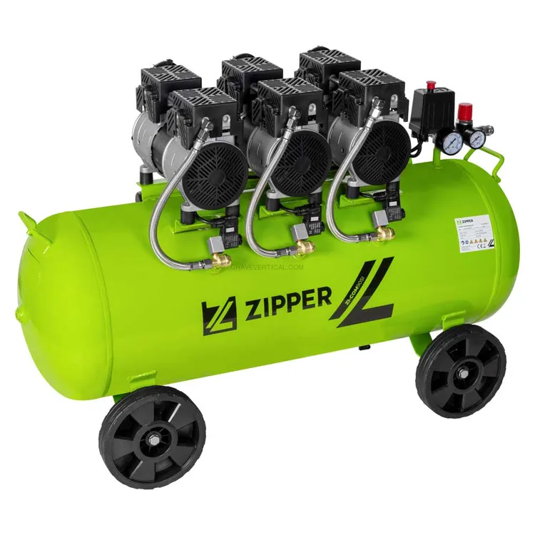 Compressor Silencioso ZIPPER COM90SI 90L 8 Bar 2250W Compressor Silencioso ZIPPER COM90SI 90L 8 Bar 2250W
