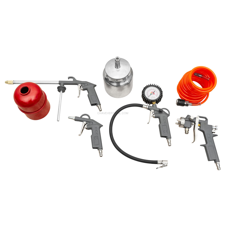Kit de Acessórios para Compressor ZIPPER 5 Peças Kit de Acessórios para Compressor ZIPPER 5 Peças