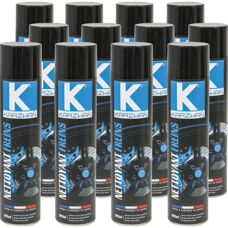 Limpa Travões em Aerossol KARZHAN 600 ml — Lote de 12