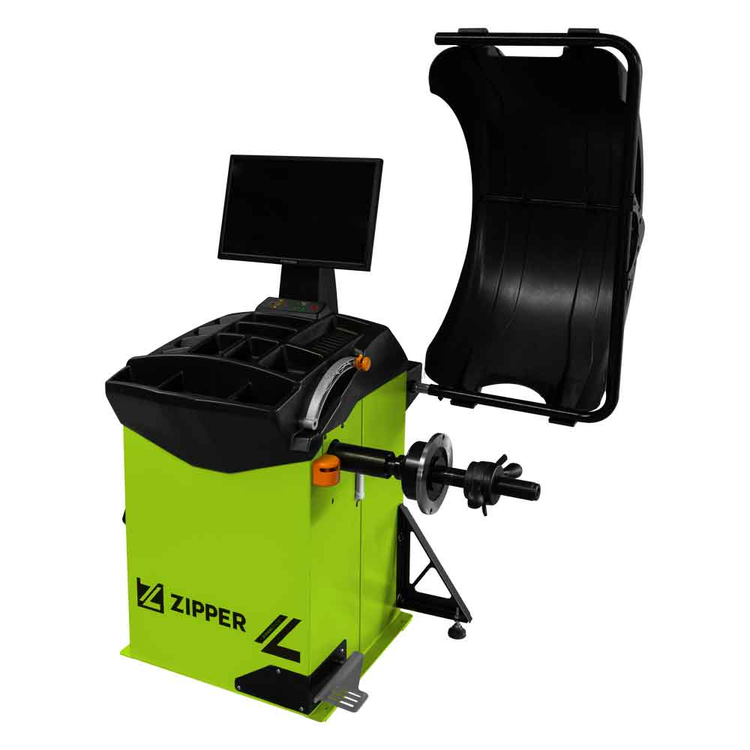 Máquina de Equilibrar Rodas ZIPPER 230V 10-24" Máquina de Equilibrar Rodas ZIPPER 230V 10-24"