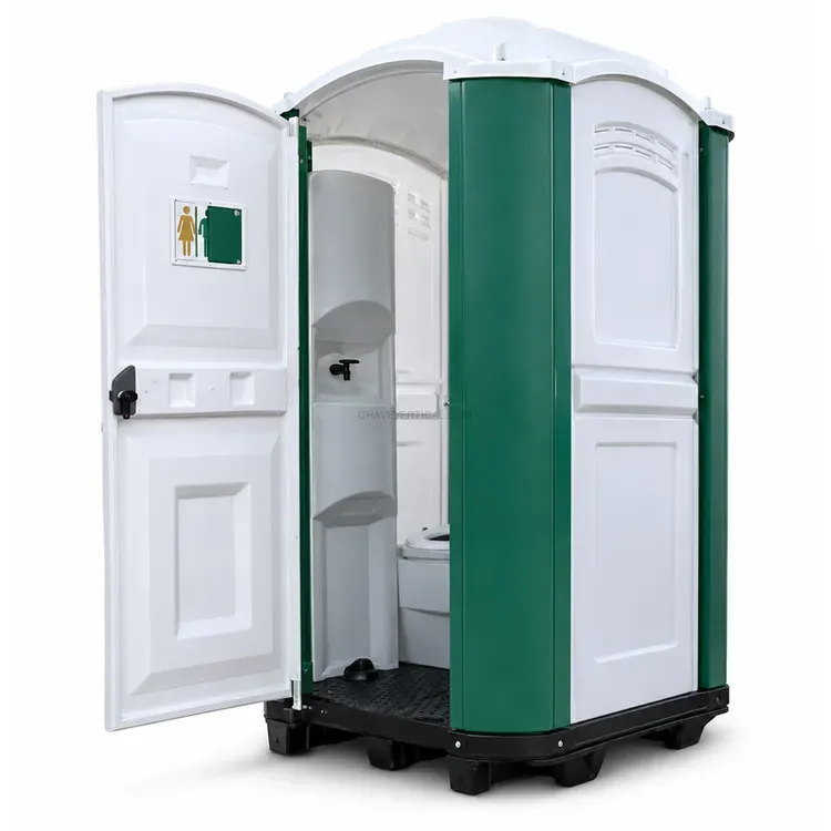 Sanitário Portátil REWATEC MECABI Azul Químico 1200x1200x2300mm