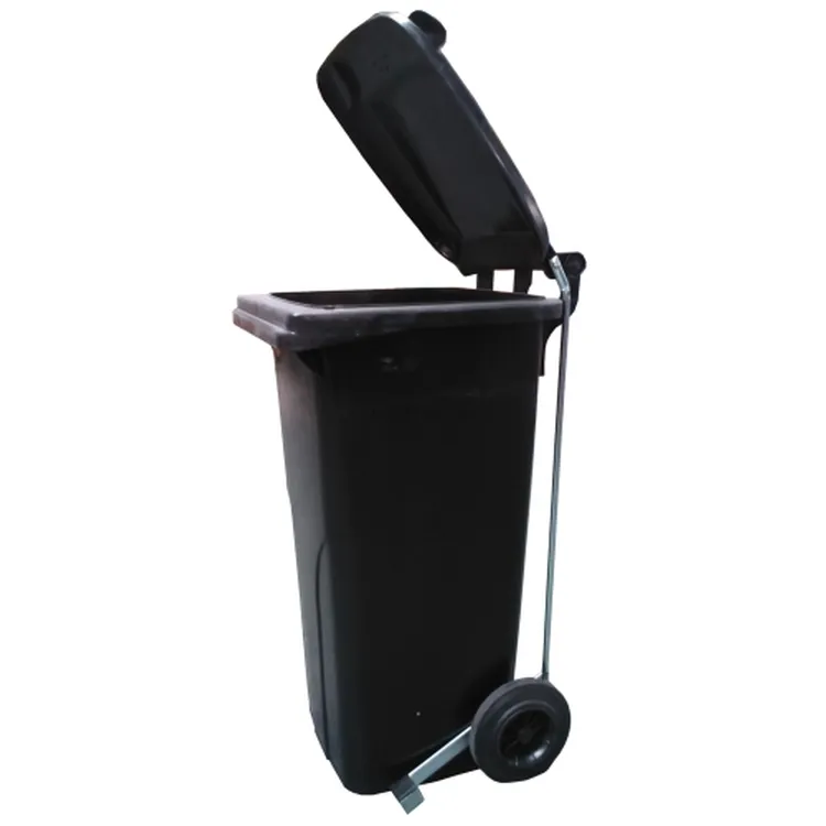 Contentor de Resíduos Preto com Pedal ND 120 L 550x480x930 mm Contentor de Resíduos Preto com Pedal ND 120 L 550x480x930 mm