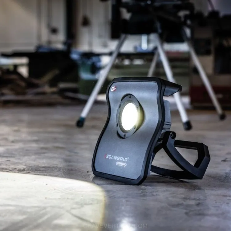 Holofote de Trabalho LED COB SCANGRIP Nova 10 Connect Bluetooth 10000 lm 18V/20V