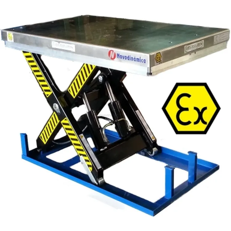 Mesa Elevadora Elétrica ATEX ND 2000 kg 230-990 mm Mesa Elevadora Elétrica ATEX ND 2000 kg 230-990 mm