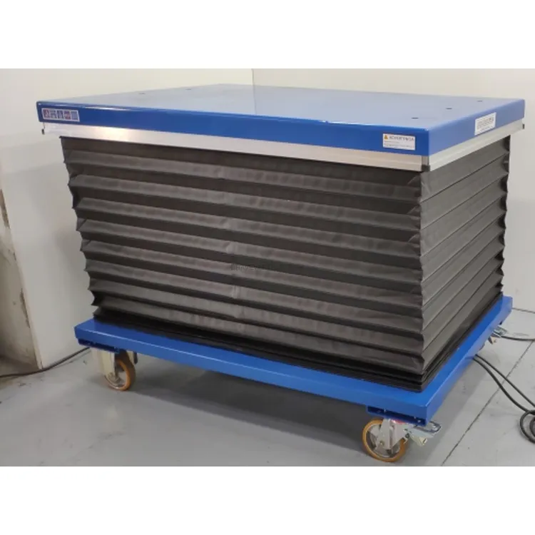 Mesa Elevatória Elétrica com Fole e Rodas ND Mesa Elevatória Elétrica com Fole e Rodas ND
