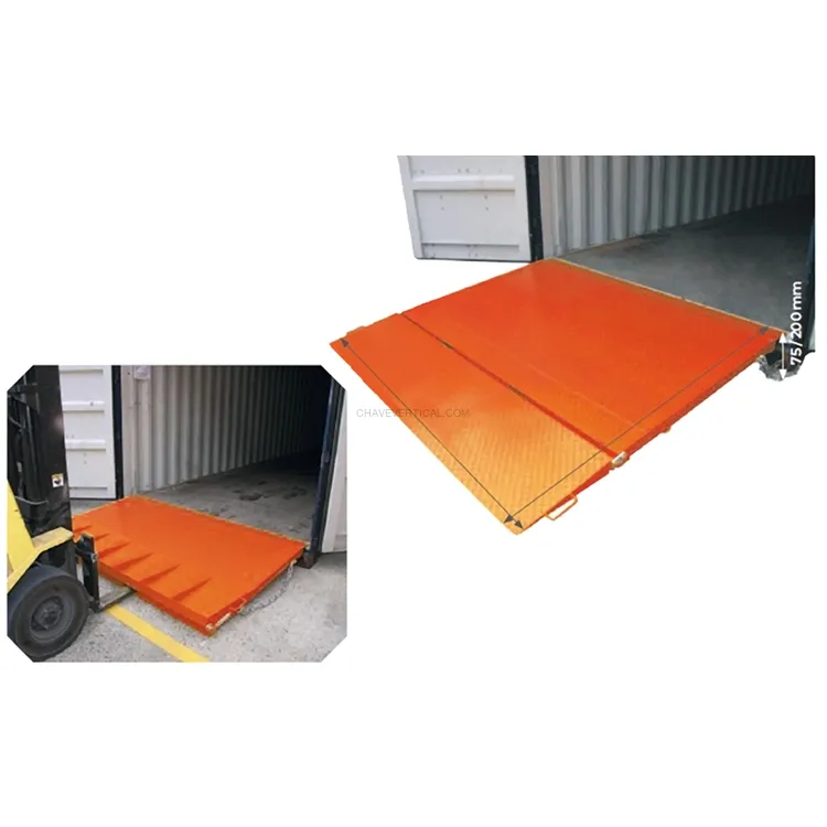 Rampa de Carregamento para Contentores ND 6500 kg 2200x2000 mm Rampa de Carregamento para Contentores ND 6500 kg 2200x2000 mm