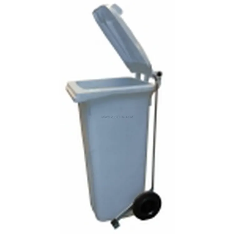 Recipiente de Reciclagem Cinzento com Pedal ND 730x580x1070 mm Recipiente de Reciclagem Cinzento com Pedal ND 730x580x1070 mm