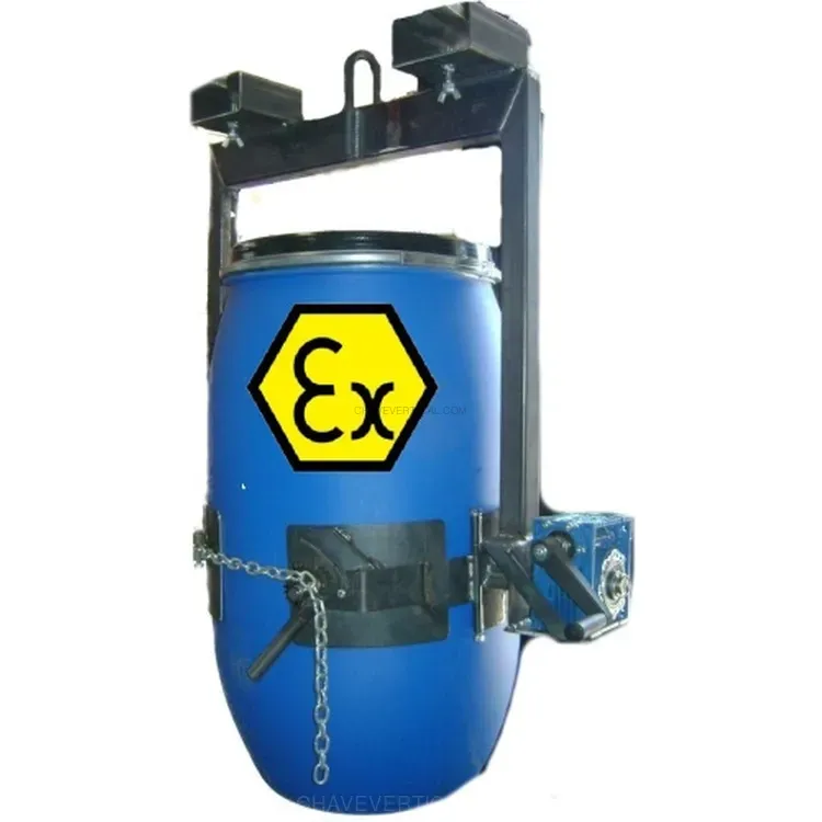 Virador ATEX para Bidões ND 50-200 L 300 kg 360° Virador ATEX para Bidões ND 50-200 L 300 kg 360°