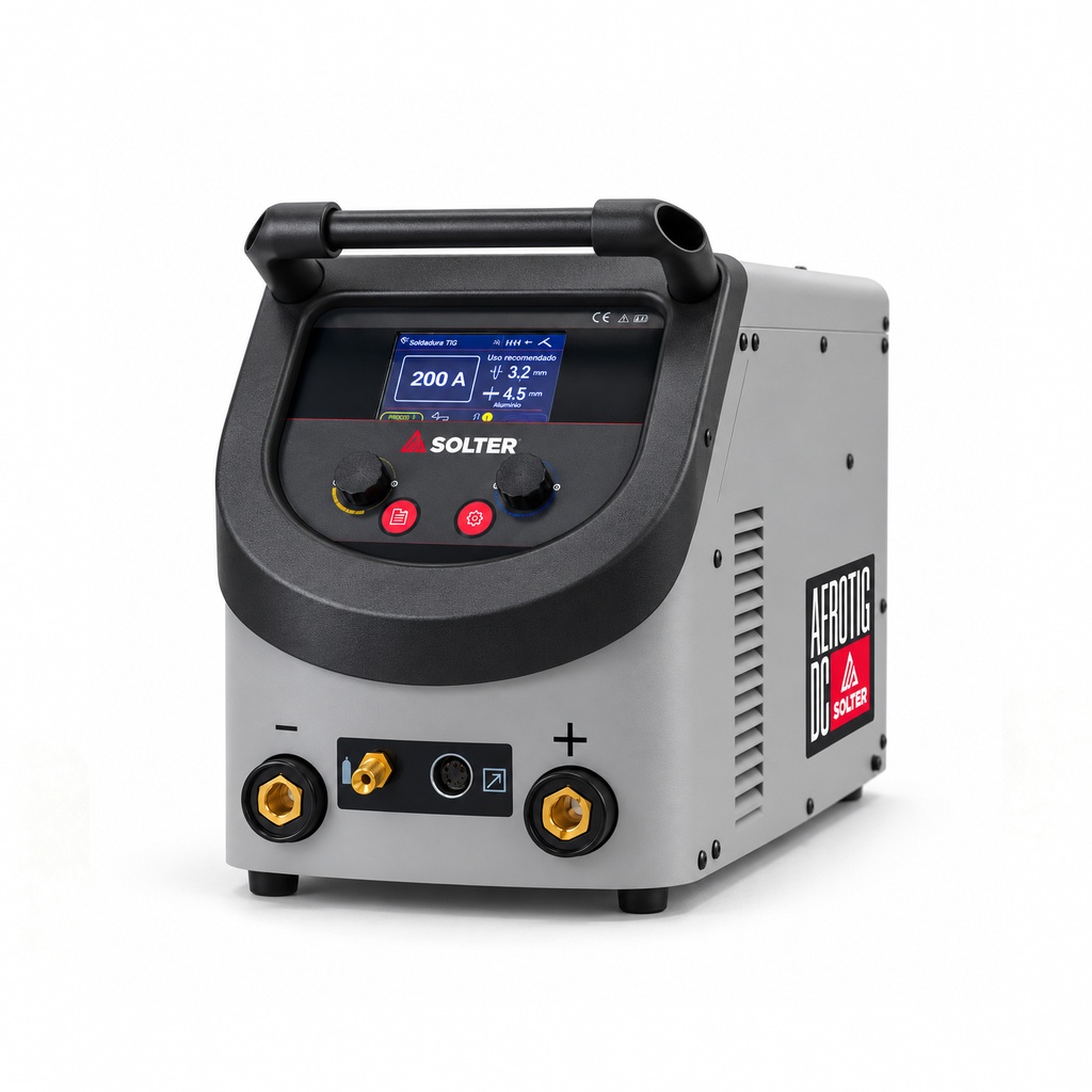 Inverter TIG/MMA SOLTER AEROTIG DC PRO 320 A Trifásico Inverter TIG/MMA SOLTER AEROTIG DC PRO 320 A Trifásico