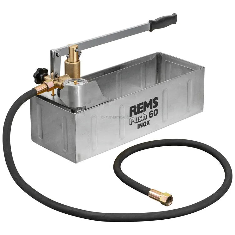 Bomba Manual de Teste de Pressão REMS Push 60 INOX 60 BAR 12 L