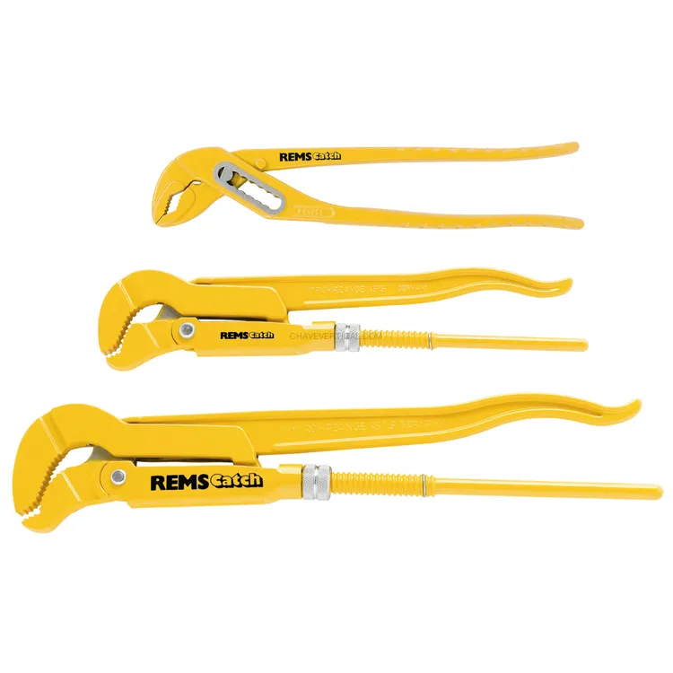 Conjunto de Alicates para Tubos REMS Catch S 1" + S 1½" + W 240