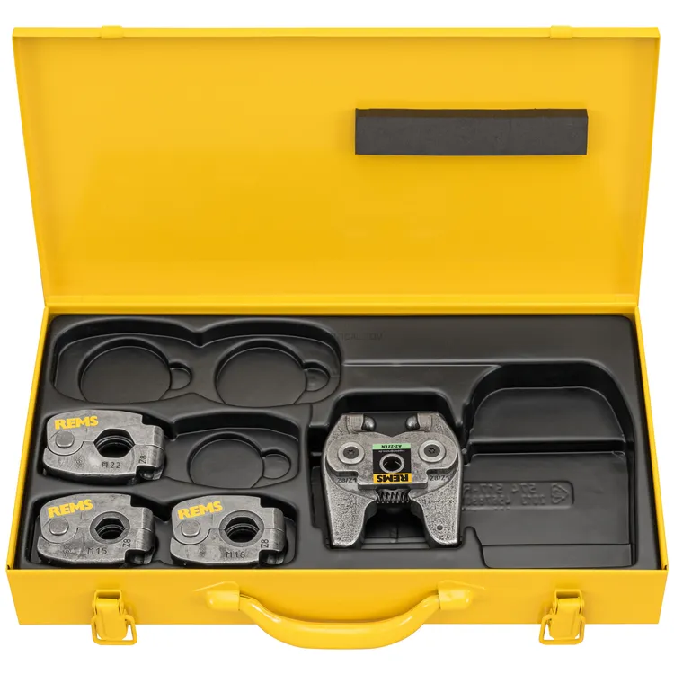 Conjunto de Anéis de Prensar REMS M 15+18+22 S Mini Z8 A2-22 kN Conjunto de Anéis de Prensar REMS M 15+18+22 S Mini Z8 A2-22 kN