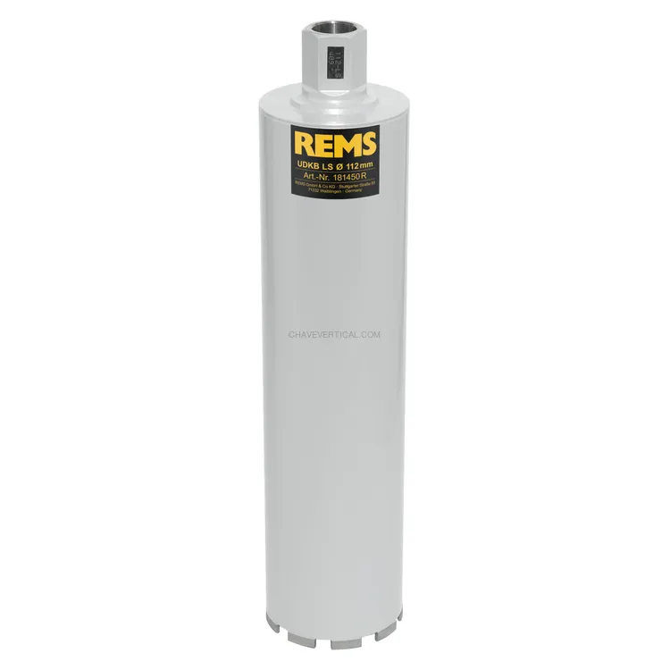 Coroa Diamantada REMS UDKB LS 112 x 420 MM UNC 1 1/4 Coroa Diamantada REMS UDKB LS 112 x 420 MM UNC 1 1/4