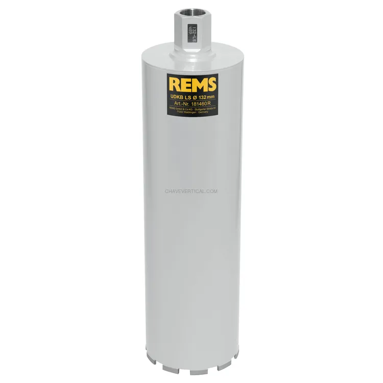 Coroa Diamantada REMS UDKB LS 132 x 420 MM UNC 1 1/4 Coroa Diamantada REMS UDKB LS 132 x 420 MM UNC 1 1/4