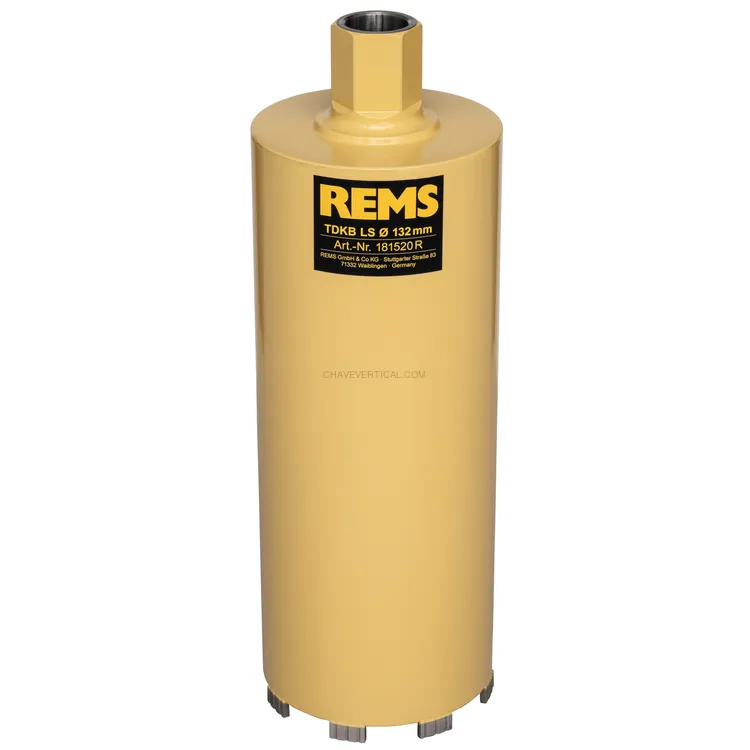 Coroa Diamantada Seca REMS TDKB LS 132 x 320 MM UNC 1 1/4