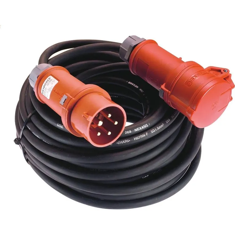 Extensão Elétrica Trifásica AS SCHWABE H07RN-F 25 m 5G2,5 mm² 400 V Extensão Elétrica Trifásica AS SCHWABE H07RN-F 25 m 5G2,5 mm² 400 V