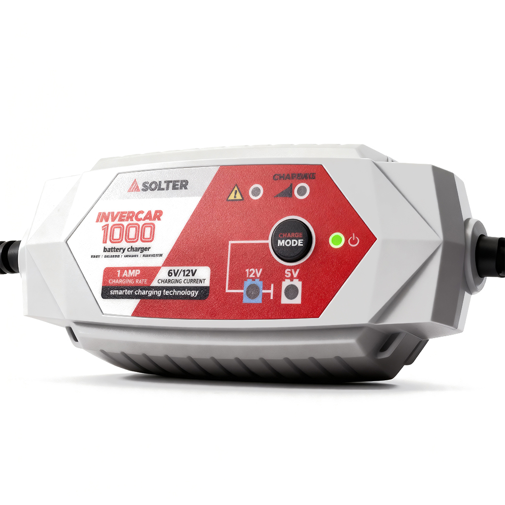 Carregador de Bateria SOLTER INVERCAR 1000 6/12V 1 A Carregador de Bateria SOLTER INVERCAR 1000 6/12V 1 A