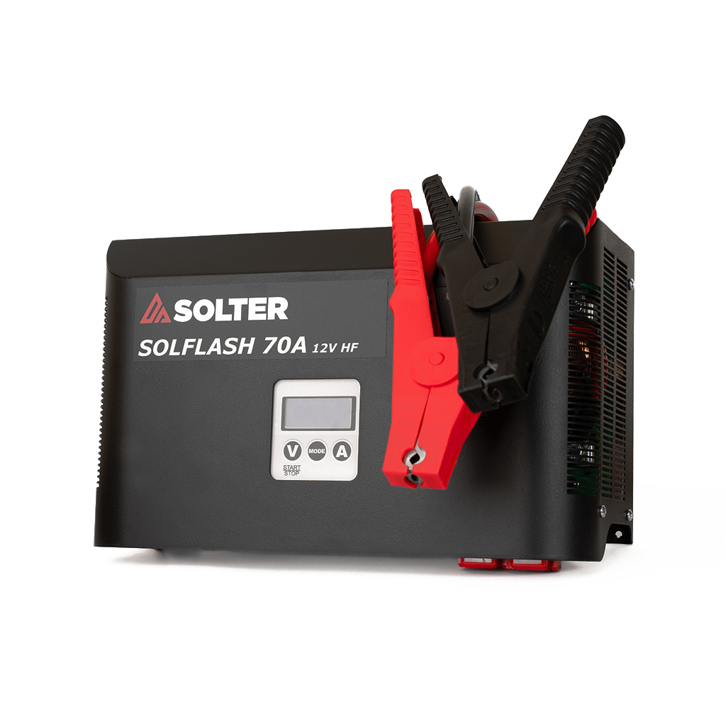 Carregador de Bateria SOLTER SOLFLASH 70A 12V HF
