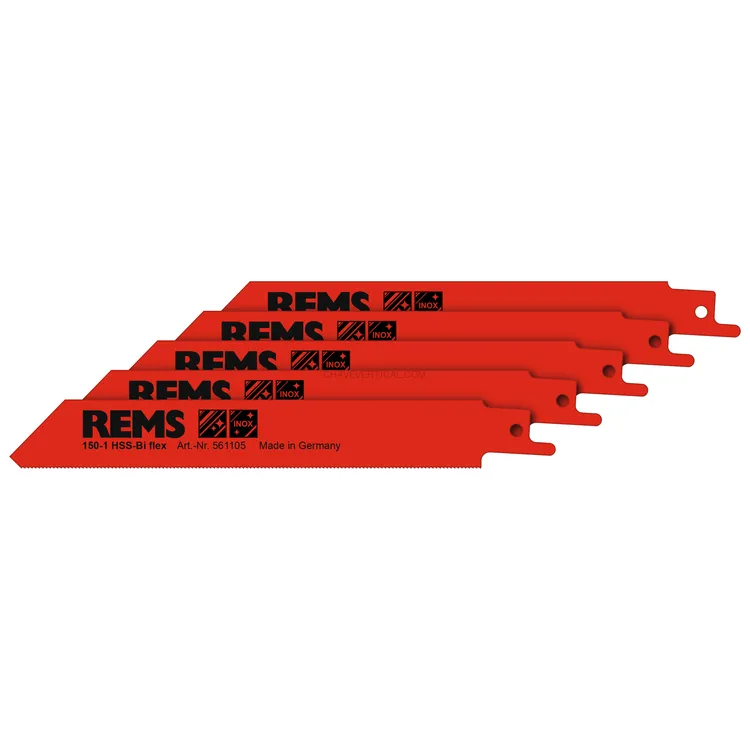 Lâmina de Serra REMS 150-1 Pack 5 Unidades para Serras de Sabre Lâmina de Serra REMS 150-1 Pack 5 Unidades para Serras de Sabre