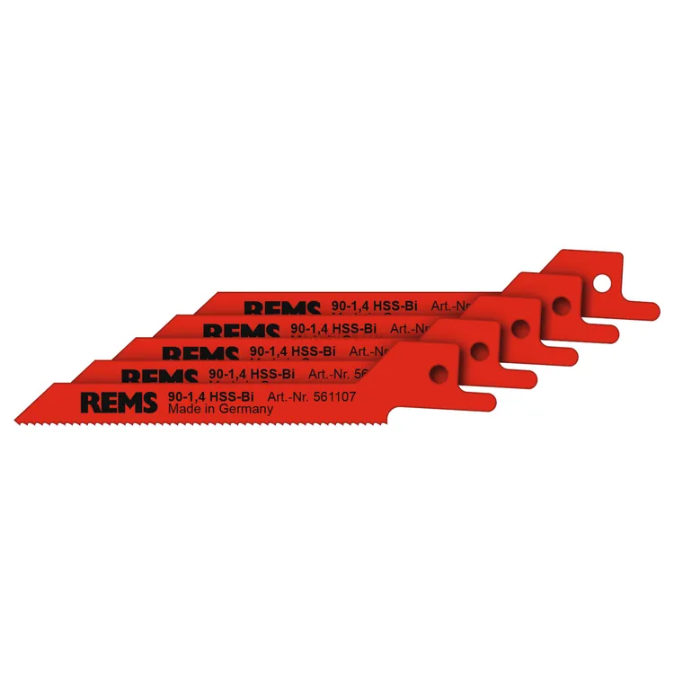 Lâmina de Serra REMS 90-1,4 Pack 5 Unidades para Serras de Sabre Lâmina de Serra REMS 90-1,4 Pack 5 Unidades para Serras de Sabre